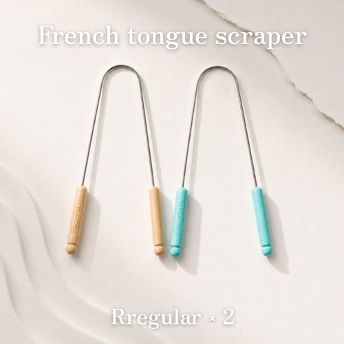 [French Tongue Scraper] 舌磨き　2個セット【予約販売：8月15日までの発送】